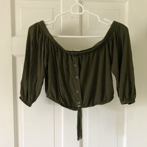 PacSun off-the-shoulder long sleeve